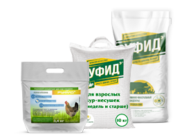 Для взрослых кур-несушек возрастом 60 недель и старше